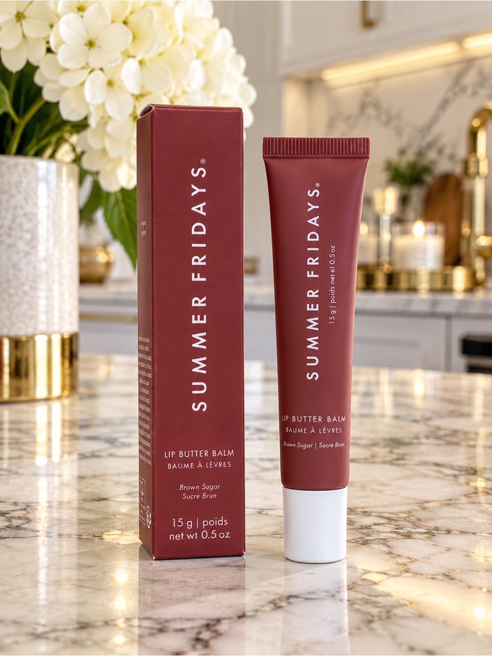 Summer Fridays Lip Butter Balm — Brown Sugar | Full Size NIB